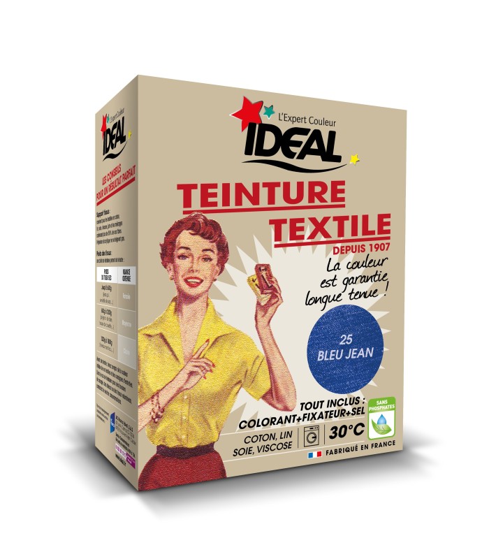 Teinture textile en poudre IDEAL