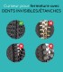 Pack curseurs de réparation pour fermetures invisibles imperméables-Clip&Zip