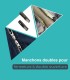 Double sleeves for double-opening zips