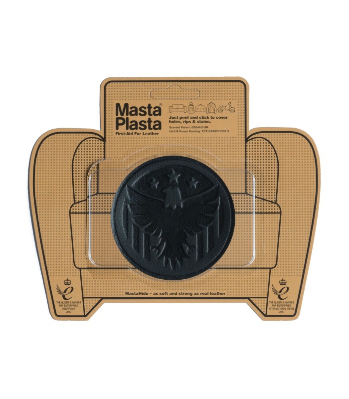 Patch Masta Plasta taille M réparation cuir 8x8cm aigle royal