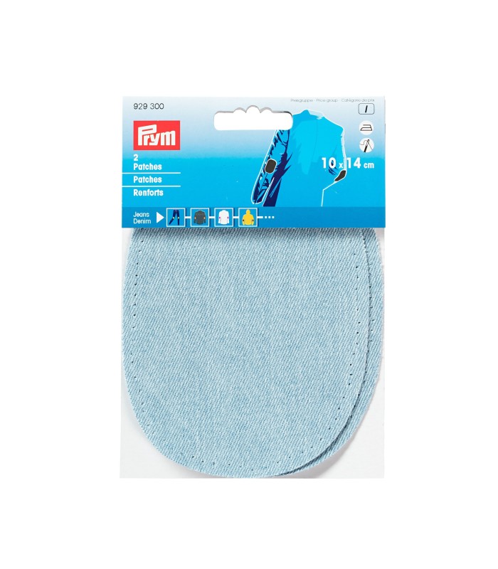 Pièces renfort jeans pour vêtements thermocollantes 10x14cm