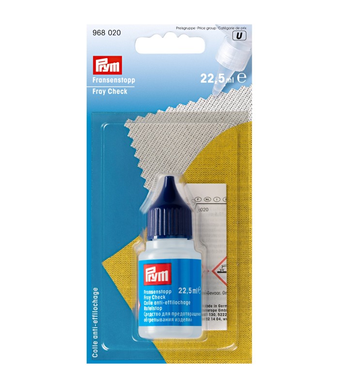 Colle anti-effilochage tous tissus - réparation textile rapide