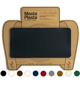 Parche MastaPlasta tamaño L reparación cuero liso 20x10cm