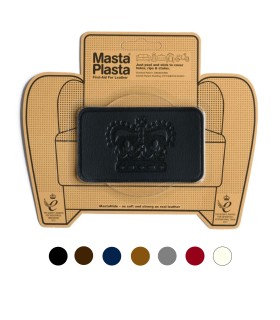 MastaPlasta Lederreparaturflicken selbstklebend Größe M 10x6cm Königskrone