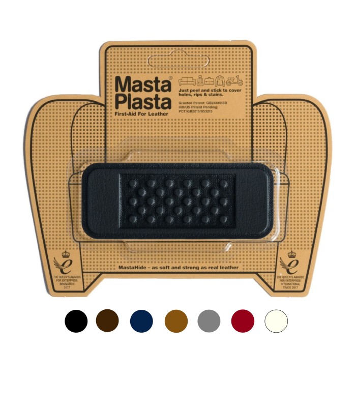 Patch Masta Plasta taille S réparation cuir 10x4cm pansement