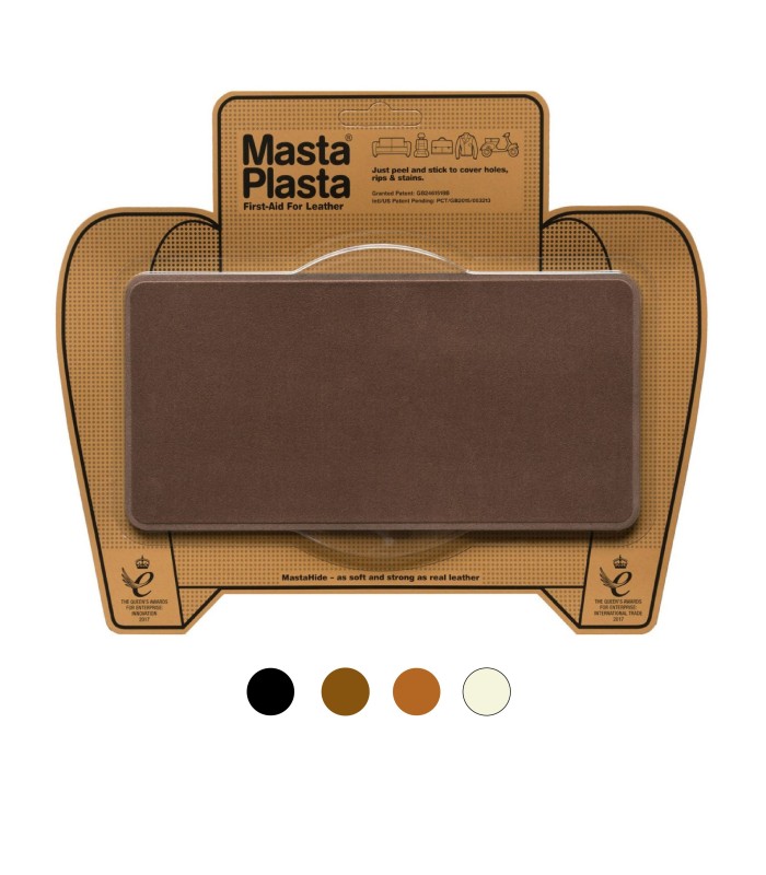 Patch Masta Plasta taille L réparation cuir suédé 20x10cm