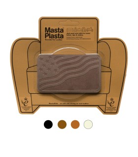 Patch Masta Plasta taille M réparation cuir suédé 10x6cm drapeau USA
