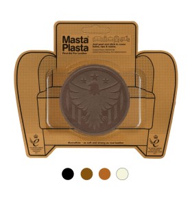 Patch Masta Plasta taille M réparation cuir suédé 8x8cm aigle royal