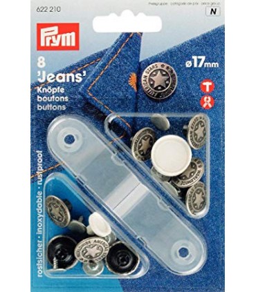 Remplacement bouton jeans / Prym - Clip&Zip