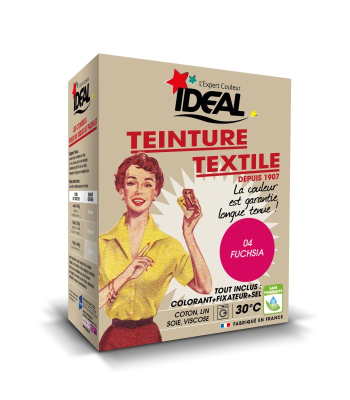 Teinture textile en poudre IDEAL