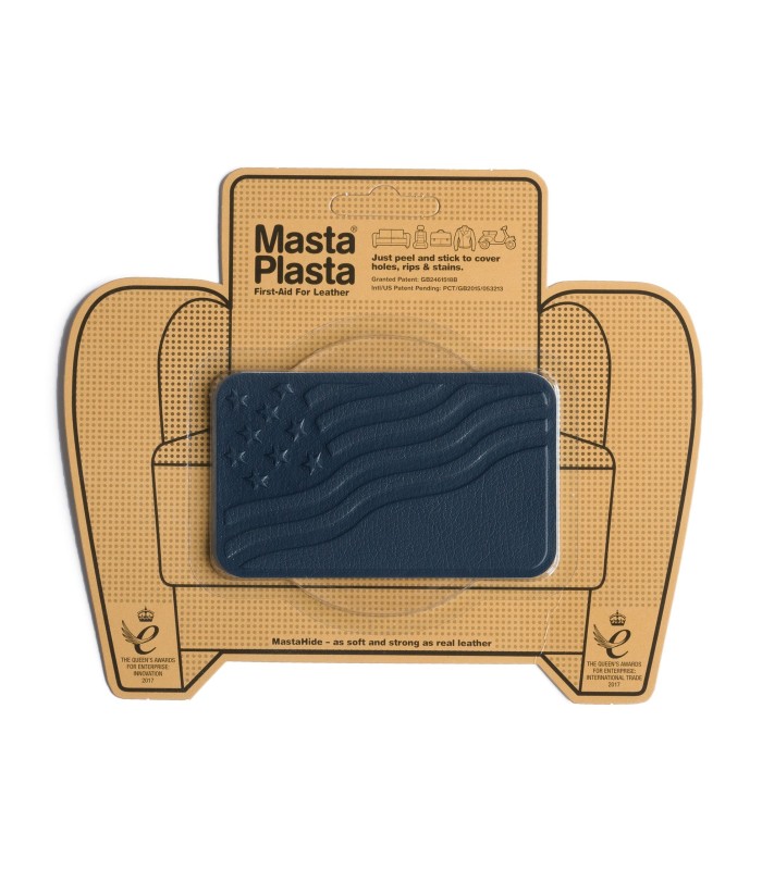 Parche tamaño M reparación cuero 10x6cm bandera Estados Unidos