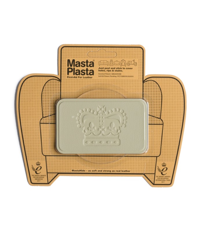 Patch Masta Plasta taille M réparation du cuir 10x6cm couronne royale