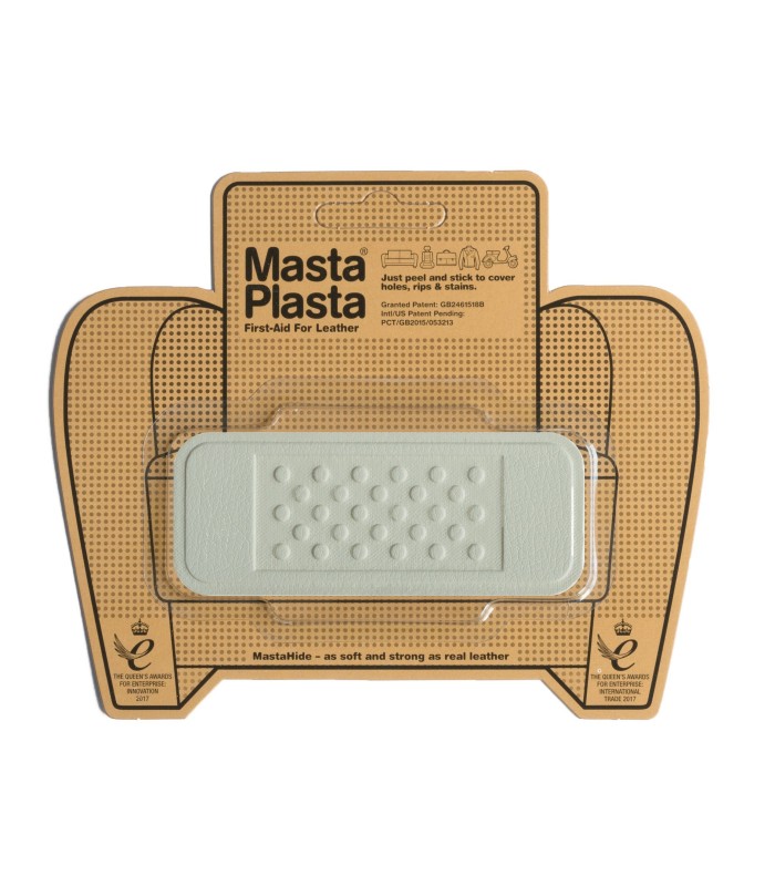 Patch Masta Plasta taille S réparation cuir 10x4cm pansement