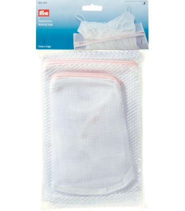 Lot De 3 Filets à Linge Pour Machine à Laver - 2 Grands (30x40 Cm) + 1 Petit (23x30 Cm) - Protection Vêtements, Sous-vêtements - Cordon De Serrage