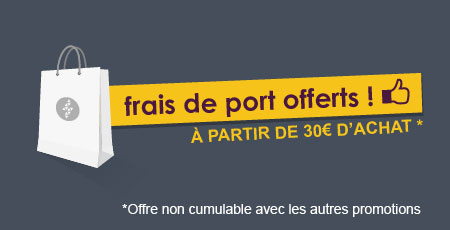 Livraison gratuite Clip&Zip à partir de 30€ d'achat