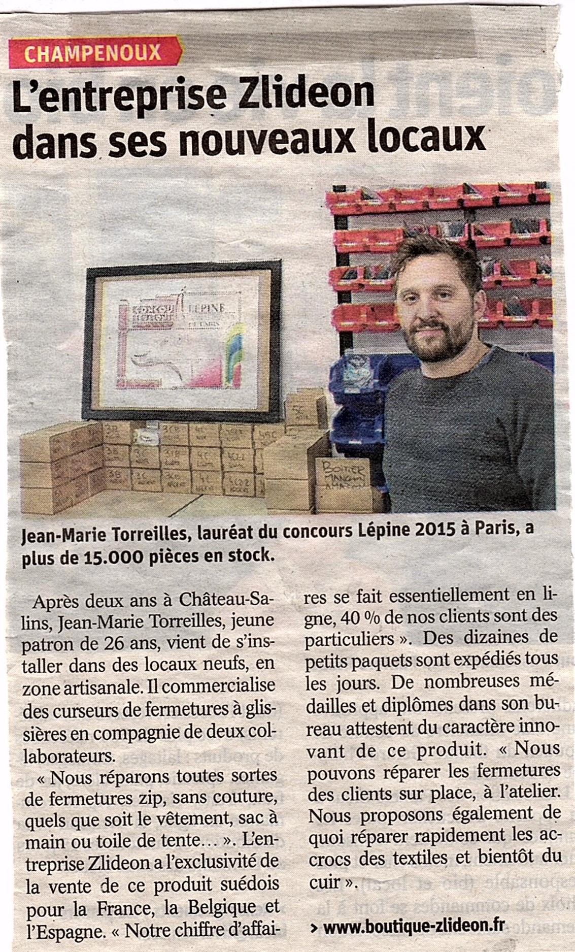 annonce dans le journal sur zlideon