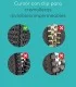 Cursor con clip para cremalleras invisibles/impermeables
