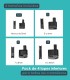Pack de 4 topes inferiores para todas las cremalleras