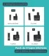 Pack de 4 topes inferiores para todas las cremalleras