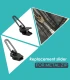 Clip Zip Replacement slider for metal zip