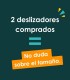 Pack de 2 deslizadores de reparación para cremalleras de nailon - Clip&Zip