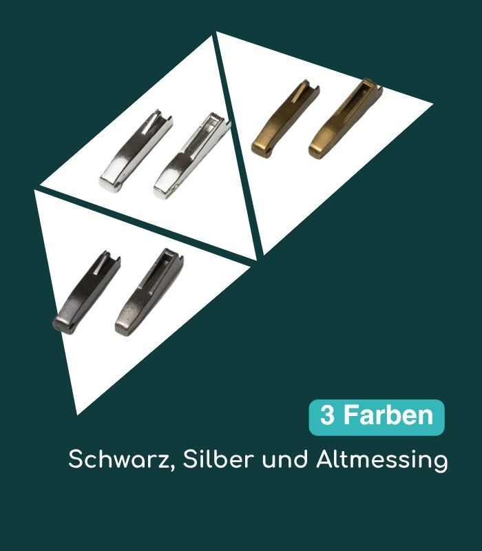 Doppelte Steckteile für Zweiwege-Reißverschlüsse