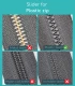 Clip-on plastic zip slider for zip repair - Clip&Zip