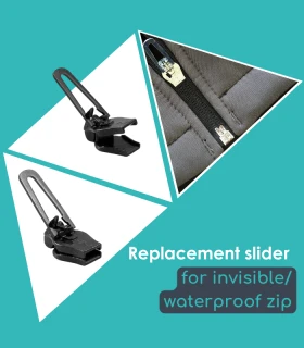 Clip-on zip for invisible zip/waterproof zip - Clip&Zip