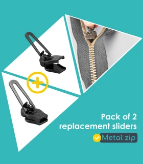 2-pack metal zip replacement slider kit - Clip&Zip