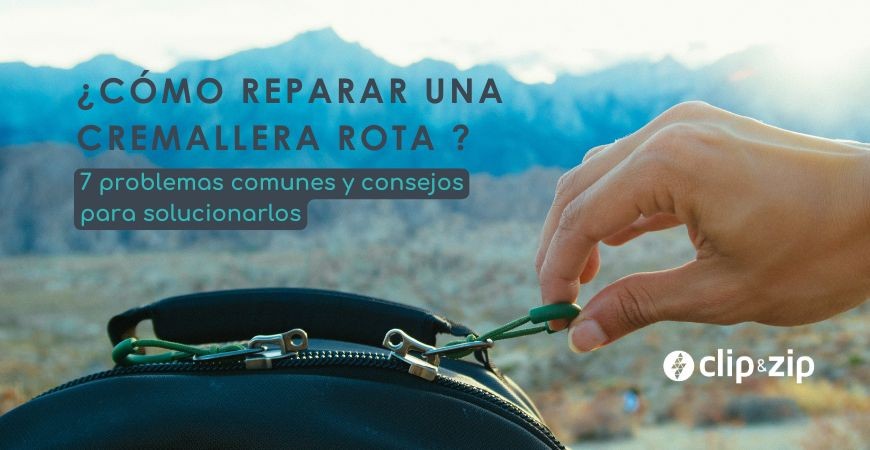 ¿Cómo reparar una cremallera rota?