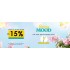 Spring Mood-Aktion – 15 % Rabatt ohne Code und ohne Mindestbestellwert.
