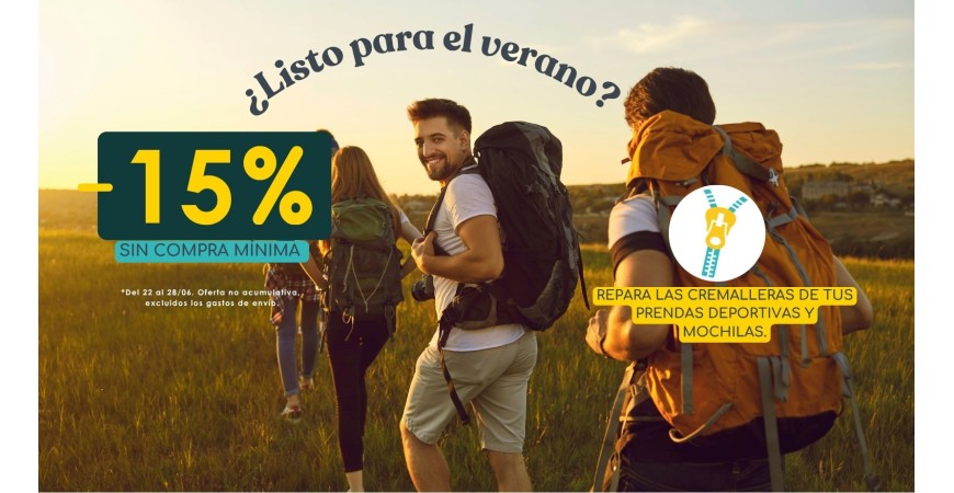 Promoción Junezip 2026: 15 % sin código ni compra mínima.