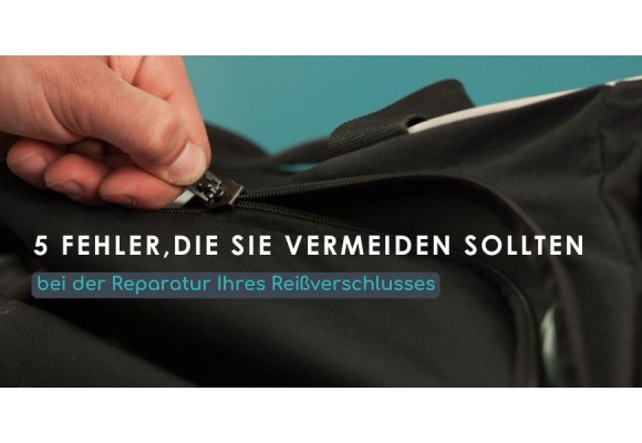 5 Fehler, die Sie vermeiden sollten, wenn Sie einen Reißverschluss selbst reparieren