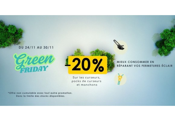 Promotion Green Friday : -20% 