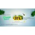 Green Friday-Aktion: 20 % Rabatt 