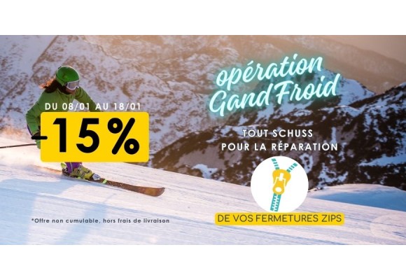 Promotion "Opération Grand Froid" : -15% 